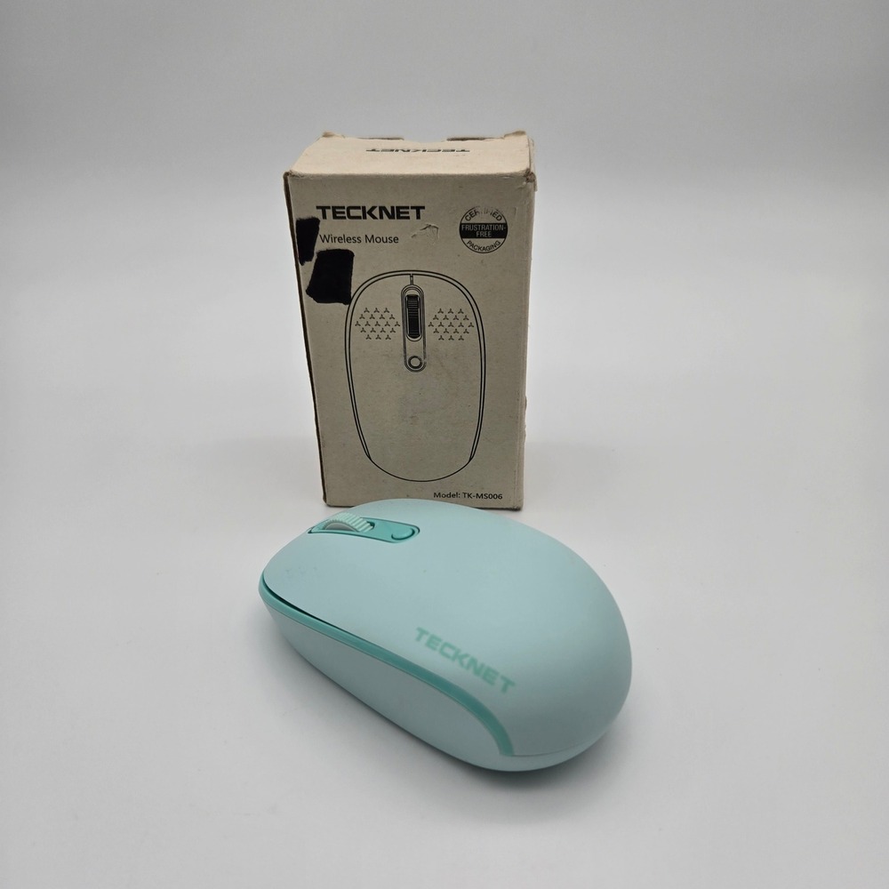TECKNET Wireless Mouse TK-MS006 Mint‎ Green Portable Pastel Tech Clean Girl